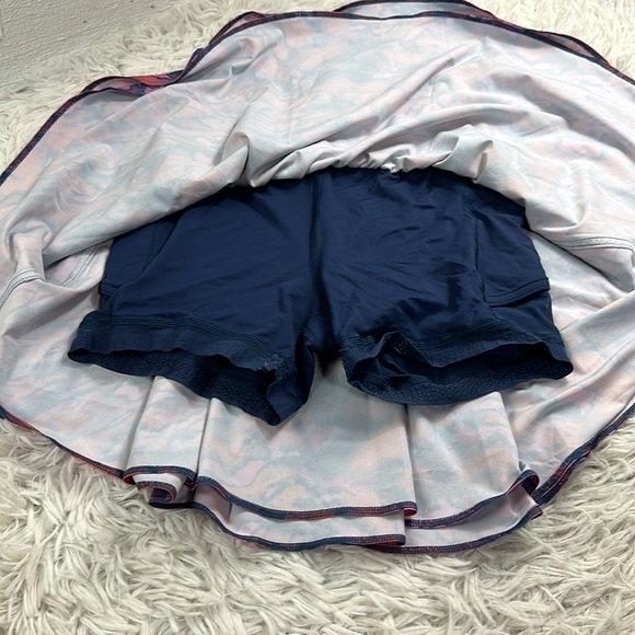 Lululemon Court Rival High Rise Skirt Tall Chroma Clash Multi / Mineral - Picture 3 of 8